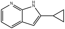 2-Cyclopropyl-1H-pyrrolo[2,3-b]pyridine Struktur