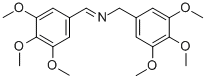 N-(3,4,5-Trimethoxybenzylidine)-3,4,5-trimethoxybenzylamine Struktur