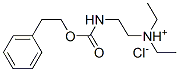 diethyl-[2-(phenethyloxycarbonylamino)ethyl]azanium chloride Struktur