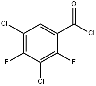 3,5-二氯-2,4-二氟苯甲酰氯 結(jié)構(gòu)式