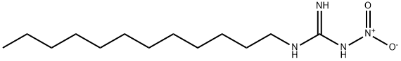 2-dodecyl-1-nitro-guanidine Struktur