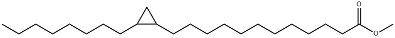 2-Octylcyclopropanedodecanoic acid methyl ester Struktur