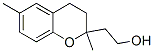 2,6-Dimethyl-2-(2-hydroxyethyl)-3,4-dihydro-2H-1-benzopyran Struktur