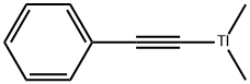 Dimethyl(phenylethynyl)thallium(III) Struktur