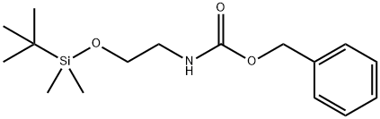 Benzyl 2-(Tert-Butyldimethylsilyloxy)Ethylcarbamate Struktur