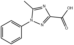 5-Methyl-1-phenyl-1H-[1,2,4]triazole-3-carboxylic acid Struktur