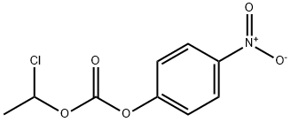 Carbonic acid 4-nitro-phenyl ester 1-chloro-ethyl ester Structure