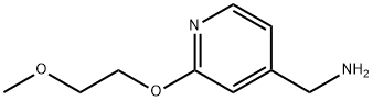 [2-(2-methoxyethoxy)pyridin-4-yl]methanamine Struktur