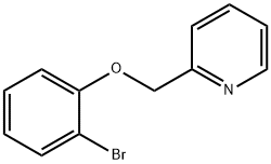 2-[(2-bromophenoxy)methyl]pyridine Struktur