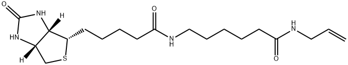 1H-Thieno[3,4-d]iMidazole-4-pentanaMide, hexahydro-2-oxo-N-[6-oxo-6-(2-propenylaMino)hexyl]-, (3aS,4S,6aR)- Struktur