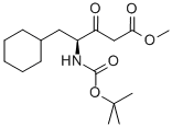 (S)-GAMMA-(BOC-AMINO)-BETA-OXO-CYCLOHEXANEPENTANOIC ACID METHYL ESTER Struktur