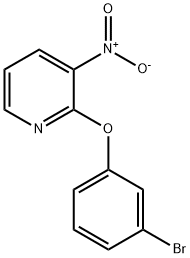 2-(3-bromophenoxy)-3-nitropyridine Struktur