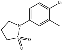 N-(4-BroMo-3-Methylphenyl)-1,3-propanesultaM Struktur