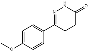 4,5-Dihydro-6-(4-methoxyphenyl)pyridazin-3(2H)-one Struktur