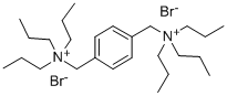 (p-Phenylenedimethylene)bis(tripropylammonium bromide) Struktur