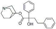 1-azabicyclo[2.2.2]oct-8-yl 2-hydroxy-2,4-diphenyl-butanoate Struktur