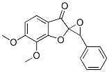 6,7-Dimethoxy-3'-phenylspiro[benzofuran-2(3H),2'-oxiran]-3-one Struktur