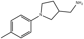 1-[1-(4-methylphenyl)pyrrolidin-3-yl]methanamine(SALTDATA: HCl) Struktur