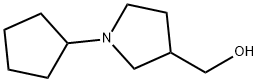 (1-cyclopentylpyrrolidin-3-yl)methanol Struktur