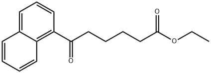 ETHYL 6-(1-NAPHTHYL)-6-OXOHEXANOATE Struktur