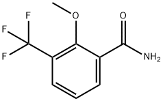 2-METHOXY-3-(TRIFLUOROMETHYL)BENZAMIDE Struktur