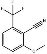 2-METHOXY-6-(TRIFLUOROMETHYL)BENZONITRILE Struktur