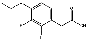 4-Ethoxy-2,3-difluorophenylacetic acid Struktur