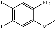 4,5-Difluoro-2-Methoxyaniline Struktur