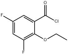 2-ETHOXY-3,5-DIFLUOROBENZOYL CHLORIDE Struktur