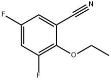 2-ETHOXY-3,5-DIFLUOROBENZONITRILE Struktur