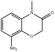 8-Amino-4-methyl-2H-benzo[b][1,4]oxazin-3(4H)-one Struktur