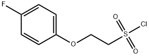 2-(4-fluorophenoxy)ethanesulfonyl chloride(SALTDATA: FREE) Struktur