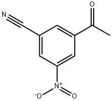 3-ACETYL-5-NITROBENZONITRILE Struktur