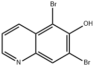 5,7-DibroMo-6-quinolinol Struktur