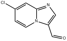 IMidazo[1,2-a]pyridine-3-carboxaldehyde, 7-chloro- Struktur