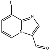 8-Fluoroimidazo[1,2-a]pyridine-3-carbaldehyde Struktur