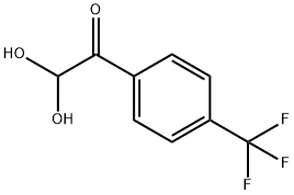 4-(TRIFLUOROMETHYL)PHENYLGLYOXAL HYDRATE Struktur