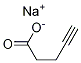 sodiuM 4-pentynoate Struktur