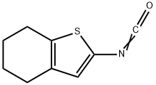 2-isocyanato-4,5,6,7-tetrahydro-1-benzothiophene Struktur