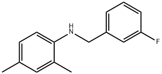 N-(3-Fluorobenzyl)-2,4-diMethylaniline, 97% Struktur