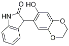 3-(7-hydroxy-2,3-dihydrobenzo[b][1,4]dioxin-6-yl)indolin-2-one Struktur