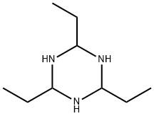 2,4,6-triethylhexahydro-1,3,5-triazine  Struktur