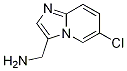 IMidazo[1,2-a]pyridine-3-MethanaMine, 6-chloro- Struktur