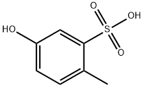 5-Hydroxy-2-methylbenzenesulfonic acid Struktur