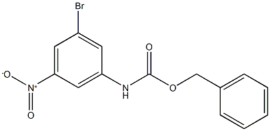 Benzyl3-broMo-5-nitrophenylcarbaMate Struktur