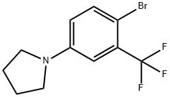 1-(4-BroMo-3-trifluoroMethylphenyl)pyrrolidine Struktur