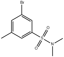 3-BroMo-N,N,5-triMethylbenzenesulfonaMide Struktur