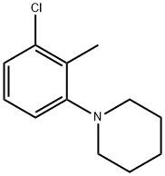 1-(3-Chloro-2-methylphenyl)piperidine Struktur