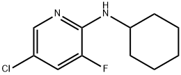 5-Chloro-2-cyclohexylaMino-3-fluoropyridine Struktur