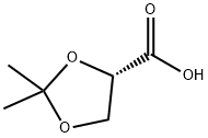 (S)-2,2-Dimethyl-1,3-dioxolane-4-carboxylic acid Struktur